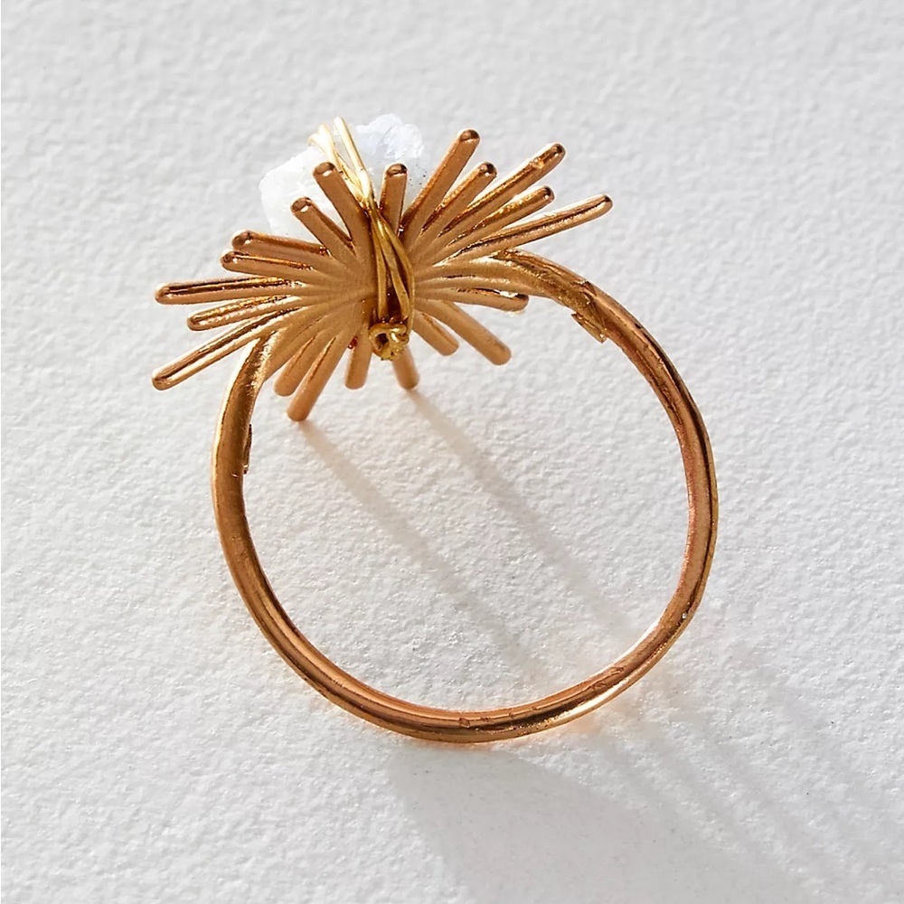 NWT Ariana Ost Sunburst Ring - Picture 2 of 3